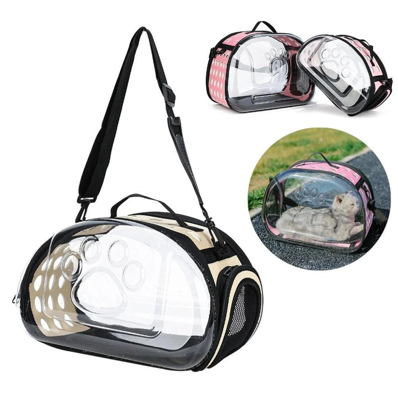 Bolsa de Transporte Clear Bag | Seu Pet com Visão Panorâmica do Passeio!