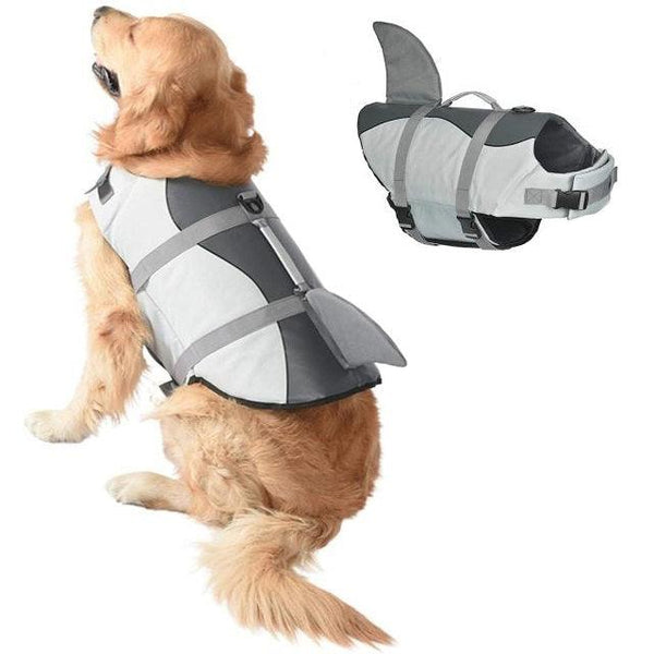 Colete Salva-Vidas Mermaid & Shark| Segurança, Estilo e Diversão para seu Dog!