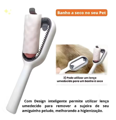 Escova Max Clean Brush | Livre-se dos Pelos!