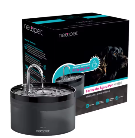 Bebedouro Eletrônico Fresh Fountain | Hidratação e Saúde Para o Seu Pet!