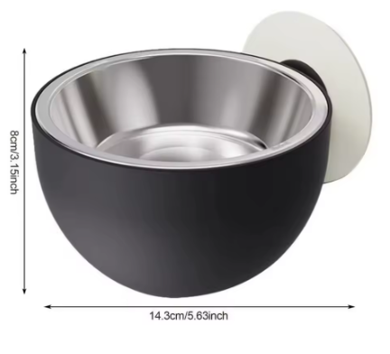 Tigela Magnética High Tech Feed em Inox | Proteção da Deglutição e da Coluna Cervical