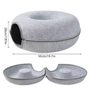 Cat Donut - Refúgio-Túnel-Arranhador |Trio Gato Feliz!