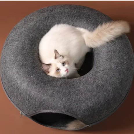 Cat Donut - Refúgio-Túnel-Arranhador |Trio Gato Feliz!