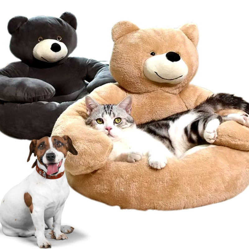 Cama Plush Bear Bed | O Aconchego Que Seu Pet Merece!